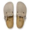 Birkenstock Boston Braided Suede Leather - Taupe